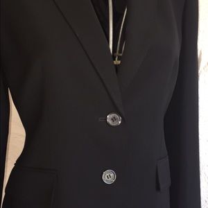 Anne Klein Fitted black Button up jacket